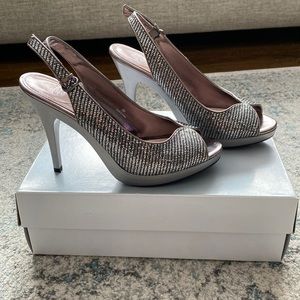 Glitter heels size 8